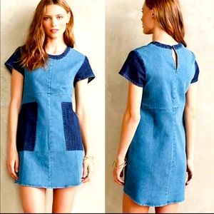 Anthro Denim Dress